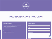 Tablet Screenshot of mipastel.com.mx